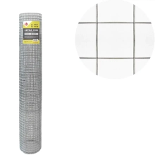 Сетка сварная оцинкованная 1 х 5 м Lihtar (ячейка 19 х 19) проволока 0,8 мм