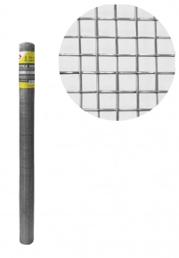 Сетка ТКАНАЯ LIHTAR оцинкованная d0,4 мм (ячейка 2,5х2,5 мм) 1х1 м