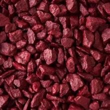 Щебень окрашенный гранитный бордовый фракция 5-10 мм 20 кг