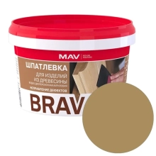 Шпатлевка готовая MAV Brava Profi-1 по дереву Дуб 0,7 кг