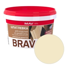 Шпатлевка готовая MAV Brava Profi-1 по дереву Ель 0,7 кг