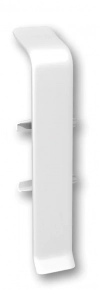 Соединитель для плинтуса Идеал Деконика 70 мм 001 Белый