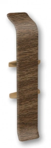Соединитель для плинтуса Идеал Деконика 70 мм 291 Орех