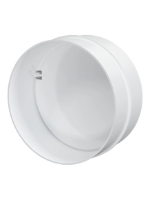 Соединитель для круглых воздуховодов 125 мм с обр. клап. 12,5СКПО