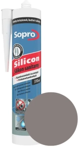 Герметик силиконовый Sopro 22 серый камень 310 мл