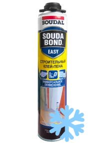 Клей-пена зимняя Soudal Soudabond Easy Winter под пистолет 750 мл
