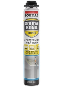 Клей-пена монтажная Soudal Soudabond TURBO под пистолет 750 мл