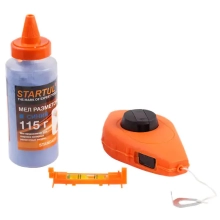 Шнур разметочный 30 м с мелом и уровнем Startul ST1210