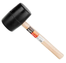 Киянка резиновая черная 900 г с деревянной ручкой Startul ST2010-90
