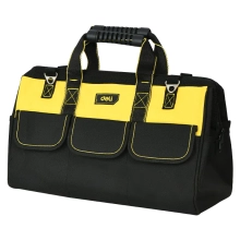 Сумка для инструментов Deli YS EDL430113 14 карманов 310х170х220 мм черно-желтая