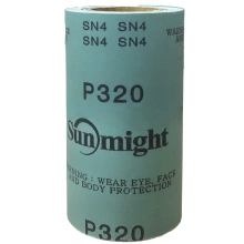 Наждачная бумага на пленке Р320, рулон 115 мм х 5 м SunMight