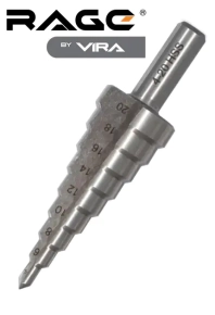 Сверло ступенчатое с трехгранным хвостовиком 4-20 мм VIRA RAGE 551420