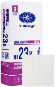 Штукатурка Тайфун Мастер №23К-2 Корник. Зерно 1,5 мм. Белая. 25 кг. РБ.