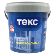 Эмаль акриловая ТЕКС универсальная База A (глянцевая) 0,9 л