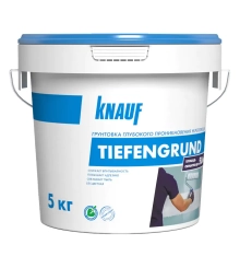 Грунтовка глубокого проникновения KNAUF TIEFENGRUND 5 кг