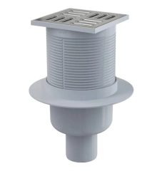 Трап для душа Alcaplast вертикальный 105x105/50 APV2 BL 01