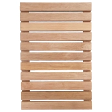 Трап для бани напольный 600х400 мм Ольха