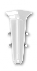 Угол внутренний для плинтуса Идеал Деконика 70 мм 001-G Белый глянцевый