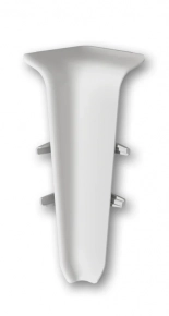 Угол внутренний для плинтуса Идеал Деконика 70 мм (002, светло-серый)