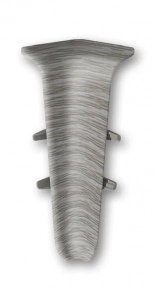 Угол внутренний для плинтуса Идеал Деконика 70 мм 210 Дуб пепельный