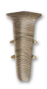 Угол внутренний для плинтуса Идеал Деконика 70 мм 211 Дуб рустик