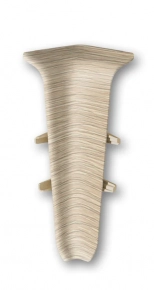 Угол внутренний для плинтуса Идеал Деконика 70 мм 213 Дуб северный