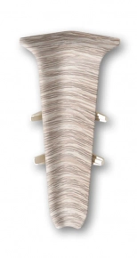 Угол внутренний для плинтуса Идеал Деконика 70 мм 229 Дуб латте