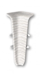 Угол внутренний для плинтуса Идеал Деконика 70 мм 265 Клен патина