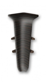 Угол внутренний для плинтуса Идеал Деконика 70 мм 303 Венге темный