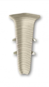 Угол внутренний для плинтуса Идеал Деконика 70 мм (418, дуб жемчужный)