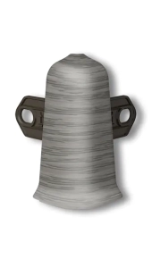 Угол наружный для плинтуса Идеал Деконика 55 мм 210 Дуб пепельный