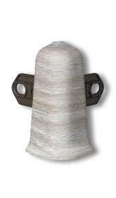 Угол наружный для плинтуса Идеал Деконика 55 мм (294, орех антик)