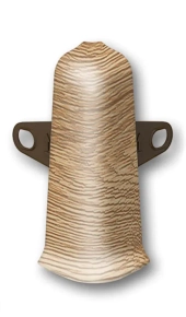 Угол наружный для плинтуса Идеал Деконика 70 мм 221 Дуб Янтарный