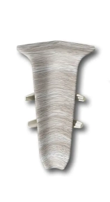 Угол внутренний для плинтуса Идеал Деконика 55 мм (294, орех антик)