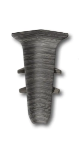 Угол внутренний для плинтуса Идеал Деконика 55 мм (352, каштан серый)