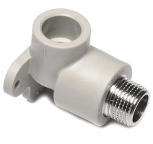 Настенный угольник Wavin с металлической наружной резьбой 20х1/2"