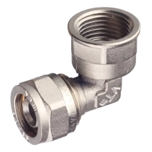 Угольник обжимной Valtec 16х1/2" ВР