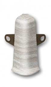 Угол наружный для плинтуса Идеал Деконика 70 мм 294 Орех антик