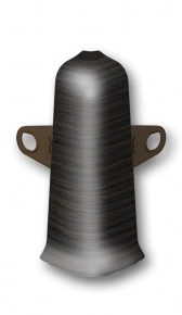 Угол наружный для плинтуса Идеал Деконика 70 мм 303 Венге темный