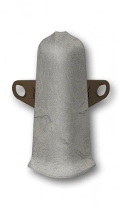 Угол наружный для плинтуса Идеал Деконика 70 мм 547 Лофт светло-серый