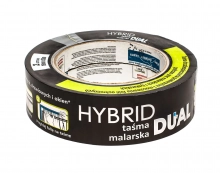 Лента двухсторонняя малярная Blue Dolphin Hybrid dual 25 мм х 19м х 2шт. Польша.
