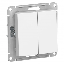 Выключатель двухклавишный Schneider Electric AtlasDesign ATN000151. РФ.