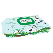 Салфетки влажные Senso Baby Лемур 100 шт