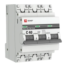 Автоматический выключатель EKF PROxima BA 47-63 3P 40A