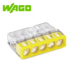 Клемма строительно-монтажная с пастой 5 отверстий Wago 2273-245