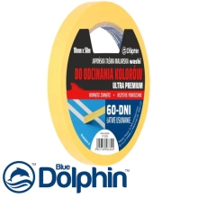 Лента малярная Washi Painters Tape Premium Blue Dolphin 10 мм х 50 м