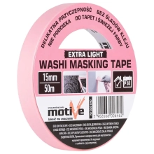 Лента малярная на рисовой бумаге Washi Extra Light Motive 15 мм х 50 м