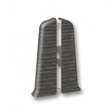 Заглушка для плинтуса Идеал Деконика 70 мм 352 Каштан серый