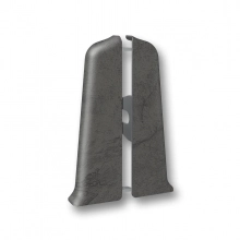 Заглушка для плинтуса Идеал Деконика 70 мм 548 Лофт серый