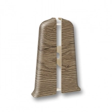 Заглушка для плинтуса Идеал Деконика 70 мм 211 Дуб рустик